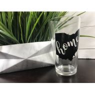 /FoxtrotDesignsShop Ohio Pint Glass, Home Glass