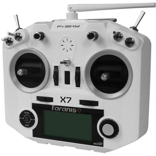  FrSky 2.4G ACCST Taranis Q X7 16 Channels Transmitter Radio Controller White