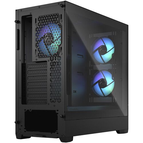  Fractal Design Pop Air RGB Mid-Tower Case (Black Tempered Glass, Clear Tint)