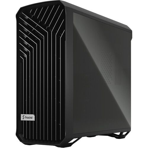  Fractal Design Torrent Mid-Tower Case with Light Tinted Tempered Glass Side Panel (Black)