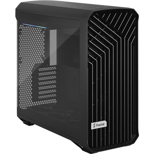  Fractal Design Torrent Mid-Tower Case with Light Tinted Tempered Glass Side Panel (Black)