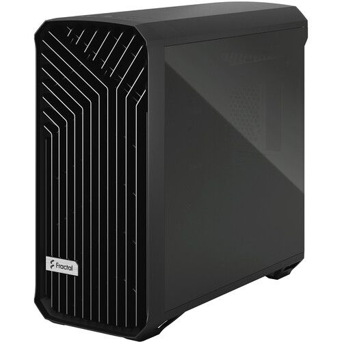  Fractal Design Torrent Mid-Tower Case with Light Tinted Tempered Glass Side Panel (Black)