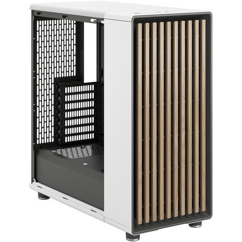  Fractal Design North Mid-Tower Case (Chalk White, Clear Window)