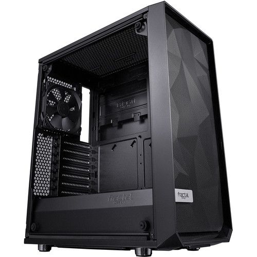  Fractal Design Meshify C Mid-Tower Case (Dark Tempered Glass,?Black)