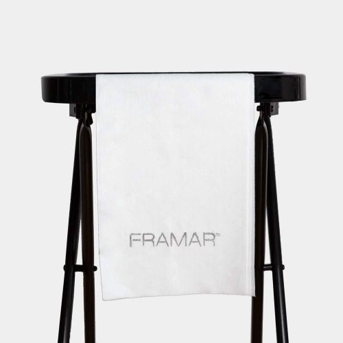  Framar Disposable Towels For Salon, Hair Towels For Women, Salon Towels Bleach Safe White Spa Towels For Hair Drying Towel, White Towels Bulk, White Gym Towels Pack ? 50 Pack Dispo