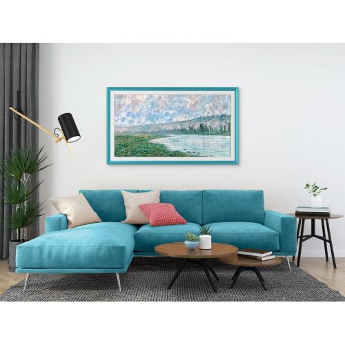  Frame My TV Deco TV Frames Alloy Prismatic - Turquoise Bezel Compatible ONLY with Samsung The Frame TV (50, Fits 2021-2022 Frame TV)