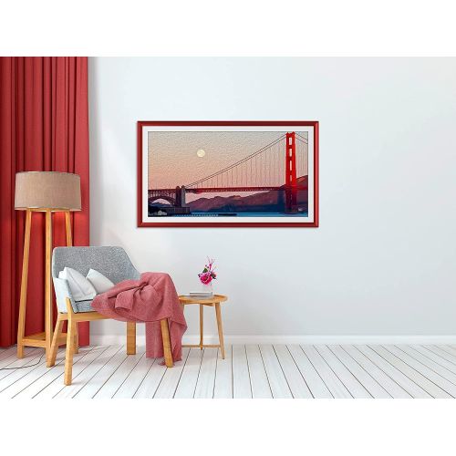  Frame My TV Deco TV Frames Alloy Prismatic - Candy Red Bezel Compatible ONLY with Samsung The Frame TV (65, Fits 2021-2022 Frame TV)