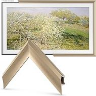 Frame My TV Deco TV Frames Alloy Prismatic - Pale Gold Bezel Compatible ONLY with Samsung The Frame TV (55, Fits 2021-2022 Frame TV)