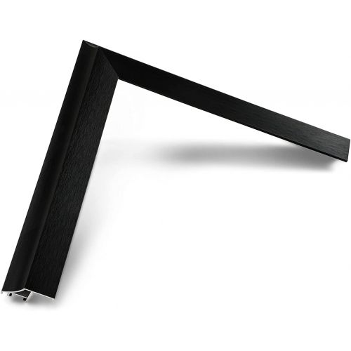  Frame My TV Deco TV Frames Alloy Scoop - Anodized Black Bezel Compatible ONLY with Samsung The Frame TV (85, Fits 2021-2022 Frame TV)