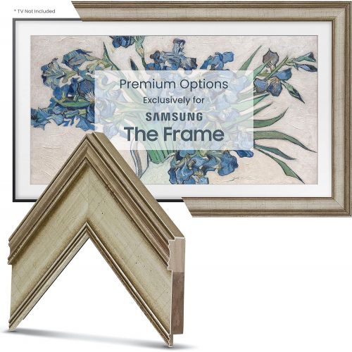  Frame My TV Deco TV Frames - Warm Silver Smart Frame Compatible ONLY with Samsung The Frame TV (65, Fits 2021-2022 Frame TV)