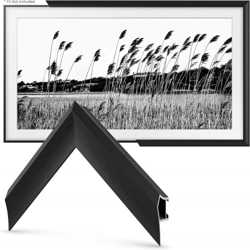  Frame My TV Deco TV Frames Alloy Prismatic - Anodized Black Bezel Compatible ONLY with Samsung The Frame TV (85, Fits 2021-2022 Frame TV)