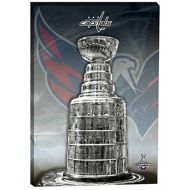 Frameworth Washington Capitals 20x29 Canvas 2018 Stanley Cup Team Logo