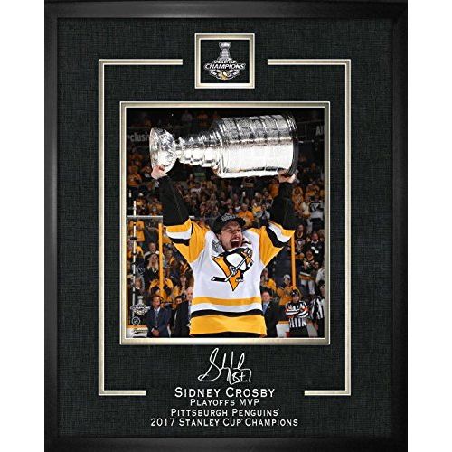  Frameworth Sidney Crosby - 16x20 Replica Signature Frame 2017 Stanley Cup