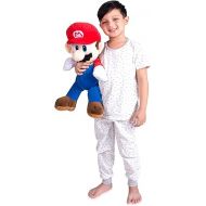 Super Mario Kids Bedding Super Soft Plush Cuddle Pillow Buddy, One Size, By Franco