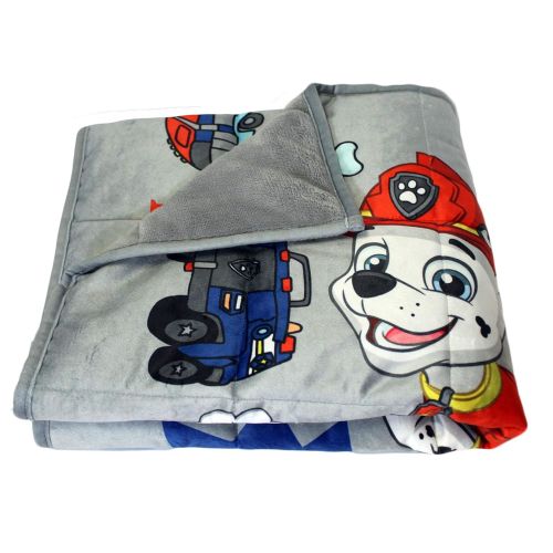  Franco Bedding Super Soft Plush Kids Weighted Blanket, 30 x 42” 3.5lbs Ages 4+, Paw Patrol