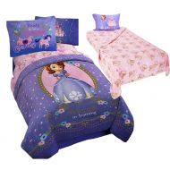 Franco Disney Sofia The First Princess 6pc Twin Size Bedding (Comforter, Two Pillow Shams & 3pc Sheet Set) Sophia