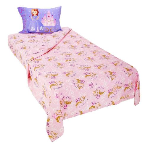  Franco Disney Sofia The First Princess 6pc Twin Size Bedding (Comforter, Two Pillow Shams & 3pc Sheet Set) Sophia