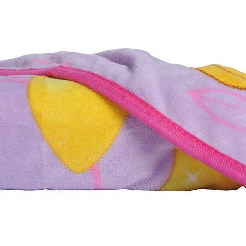  Franco Kids Bedding Super Soft Plush Microfiber Blanket, Twin/Full Size 62 x 90, Disney Princess
