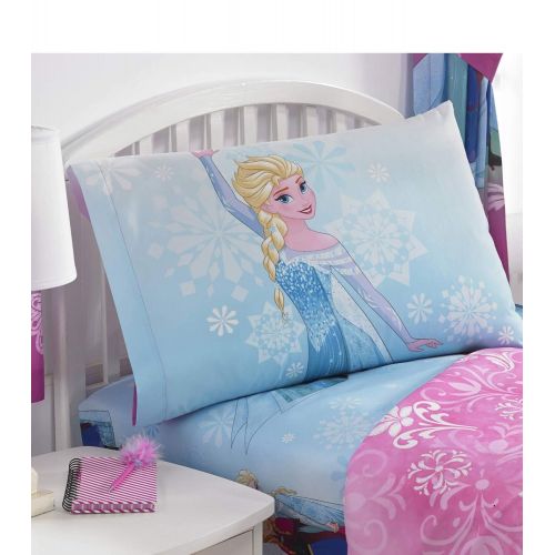  Franco Disney Frozen 4 Piece Full Sheet Set