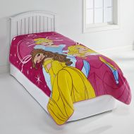 Franco Disney Princess Blanket Plush Oversized Throw 62 x 90