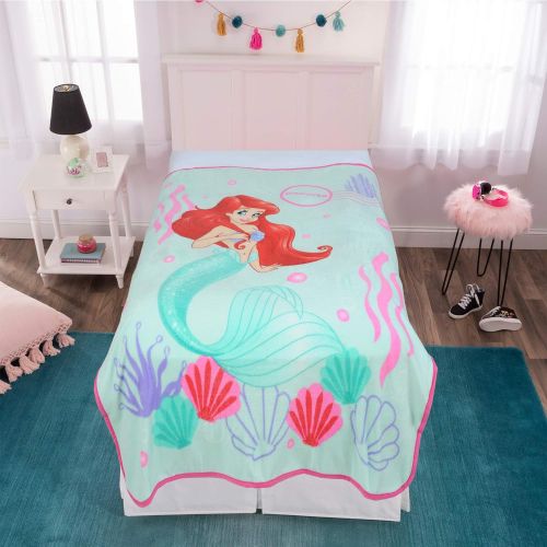  Franco Kids Bedding Super Soft Plush Throw, 46” x 60”, Disney Princess