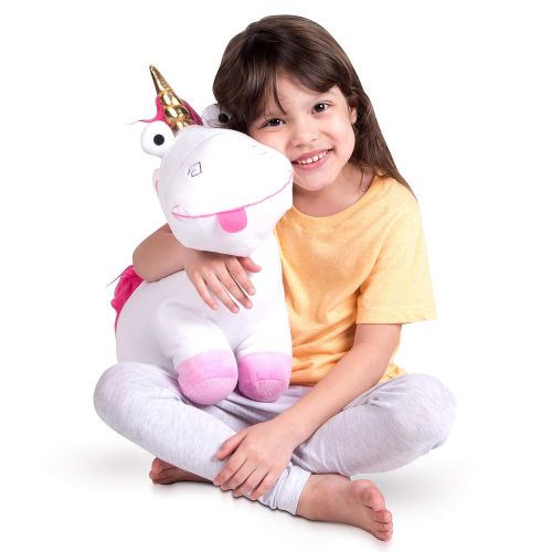  [아마존베스트]Franco Kids Bedding Super Soft Plush Cuddle Pillow, Fluffy Unicorn