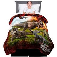 Franco ML9468 Kids Bedding Super Soft Reversible Comforter, Twin/Full Size 72 x 86, Jurassic World