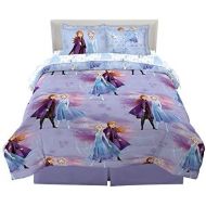 Franco Kids Bedding Super Soft Comforter and Sheet Set with Sham, 7 Piece Full Size, Disney Frozen 2