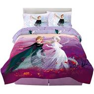 Franco Kids Bedding Super Soft Comforter and Sheet Set, 5 Piece Full Size, Disney Frozen 2