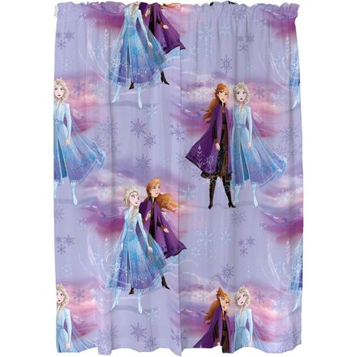  Franco Kids Room Window Curtains Drapes Set, 82 in x 63 in, Disney Frozen 2