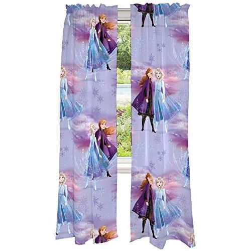  Franco Kids Room Window Curtains Drapes Set, 82 in x 84 in, Disney Frozen 2