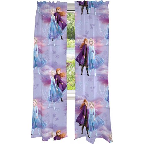  Franco Kids Room Window Curtains Drapes Set, 82 in x 84 in, Disney Frozen 2