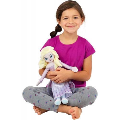  Franco Kids Bedding Super Soft Plush Mini Cuddle Pillow Buddy, One Size, Disney Frozen 2 Elsa