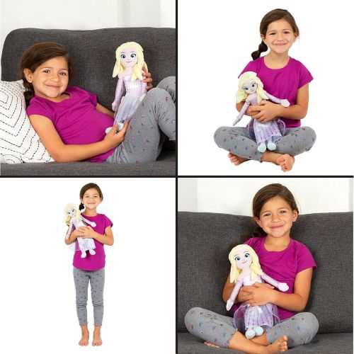 Franco Kids Bedding Super Soft Plush Mini Cuddle Pillow Buddy, One Size, Disney Frozen 2 Elsa