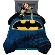 [아마존베스트]Franco Kids Bedding Super Soft Comforter with Sheets and Cuddle Pillow Bedroom Set, 5 Piece Twin Size, Batman