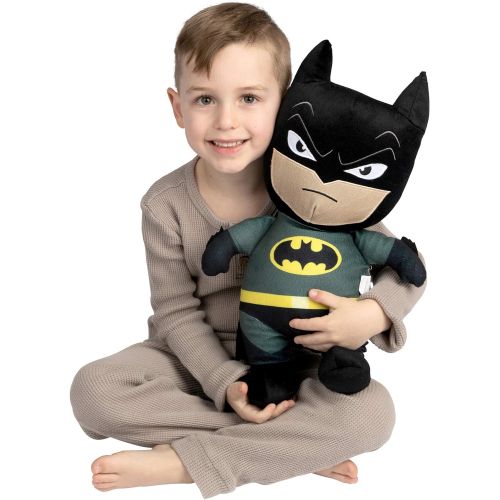  [아마존베스트]Franco Kids Bedding Super Soft Plush Cuddle Pillow Buddy, One Size, Batman