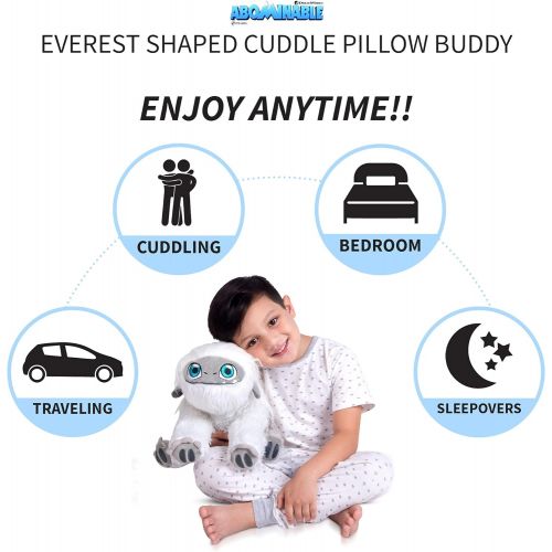  [아마존베스트]Franco Kids Bedding Soft Plush Cuddle Pillow Buddy, One Size, Abominable Yeti
