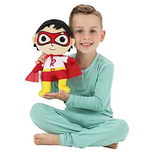  [아마존베스트]Franco Kids Bedding Super Soft Plush Mini Cuddle Pillow Buddy, One Size, Ryans World Red Titan