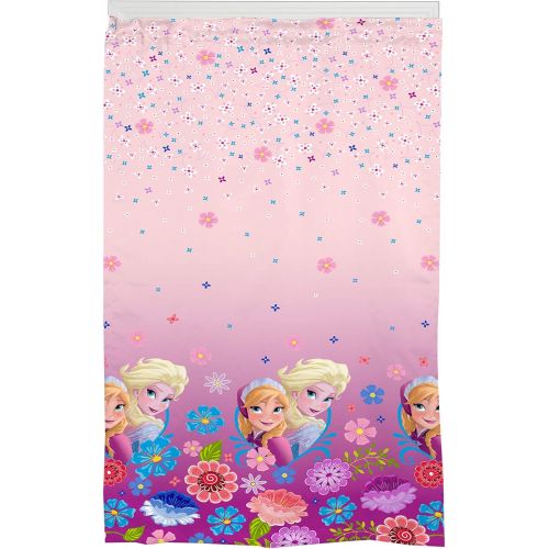  [아마존베스트]Franco Kids Room Darkening Window Curtain Panel, 42 X 63, Pink, Disney Frozen