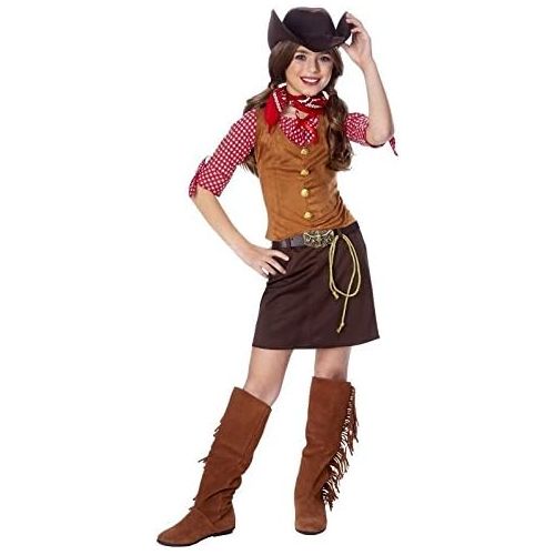  할로윈 용품Franco Kids Western Cowgirl Outfit Girls Halloween Costume L Girls Large (12-14)