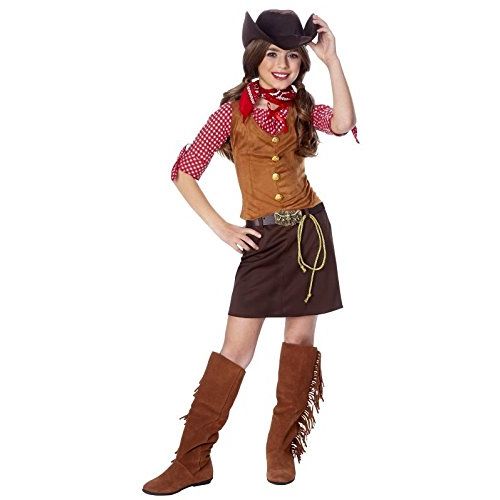  할로윈 용품Franco Kids Western Cowgirl Outfit Girls Halloween Costume L Girls Large (12-14)