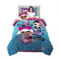 Franco Kids Bedding Super Soft Comforter with Sheets and Plush Cuddle Pillow Set, 5 Piece Twin Size, LOL Surprise!