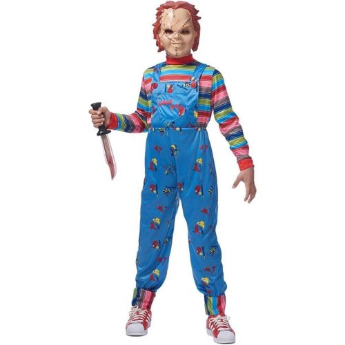  할로윈 용품Franco American Novelty Company Franco 49915 Boys Chucky Costume, Large/X-Large