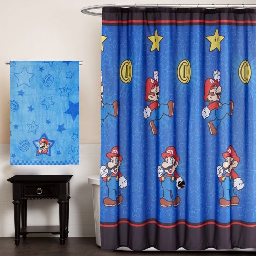  Franco Manufacturing Company Inc 16429819 Super Mario Shower Curtain Simply Best Bathroom Decoration