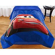 Franco Manufacturing Cars Twin/Full Comforter with Sherpa Reverse #950058318