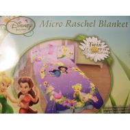 Franco Manufacturing Disney Fairies Micro Raschel Twin Blanket ~ Friendships in Bloom