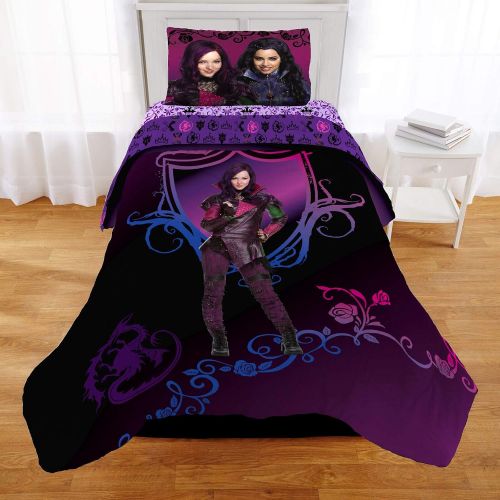  Franco Manufacturing Disney Descendants Comforter Sham Set 2 pieces Twin Full Size