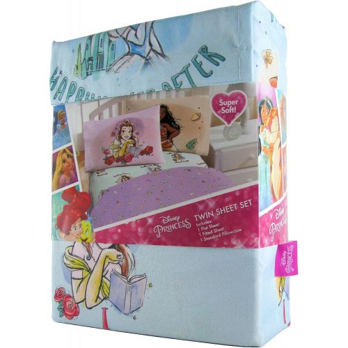  Franco Manufacturing Disney Princess Fairytales and Dreams Twin Sheet Set with Pillowcase