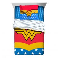 Franco Manufacturing Wonder Woman Girls Twin/Full Comforter and Sham Set