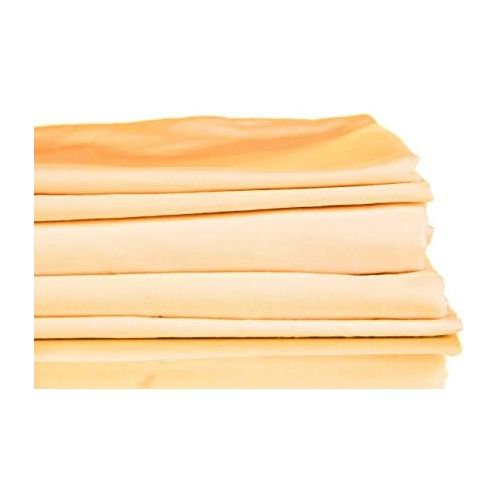  Francois et Mimi 1800 Thread Count Cotton-Rich Luxury Deep Pocket Sheet Set (King, Mustard)